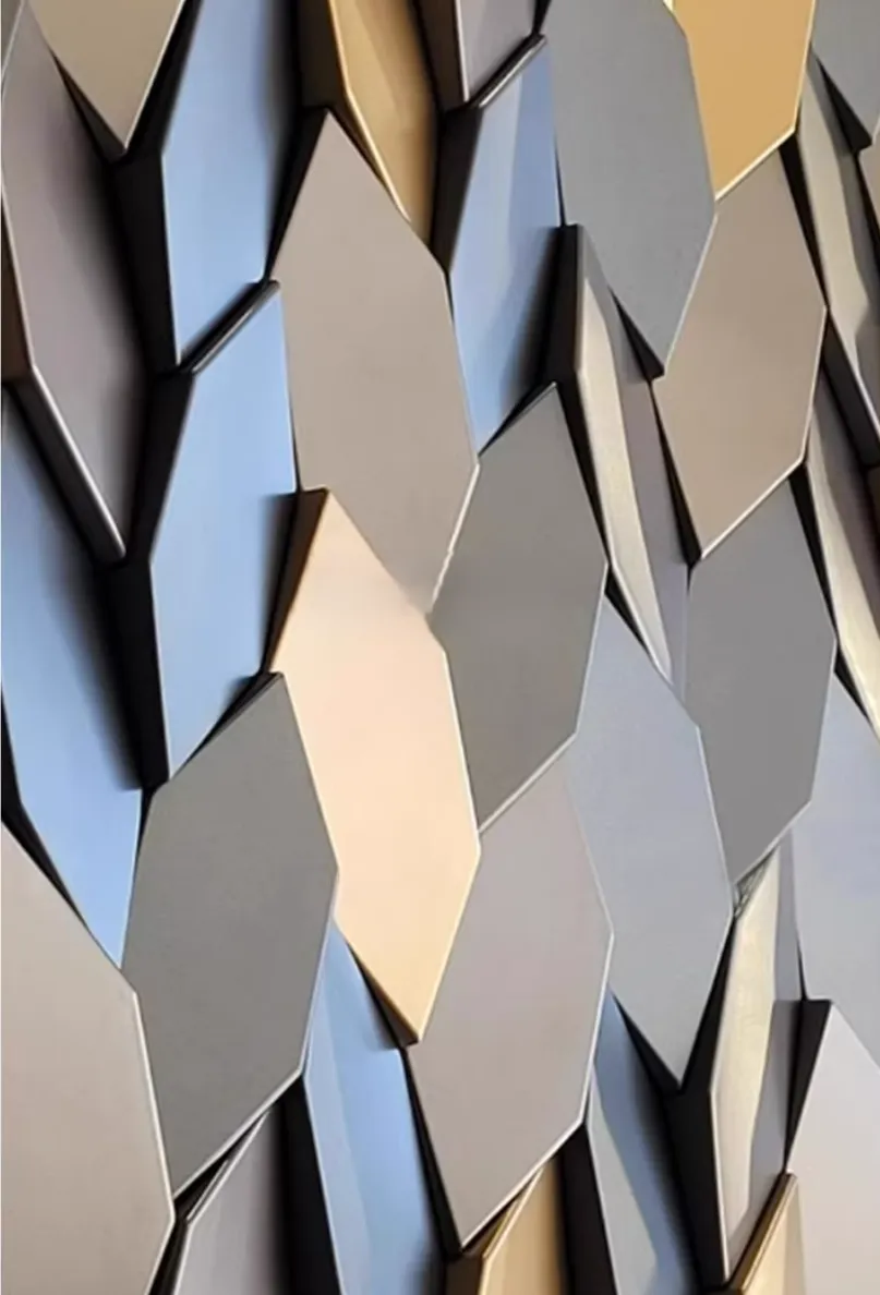 3d irregular diamond metal tiles | geometric wall tiles 3d irregular diamond metal tiles | geometric wall tiles
