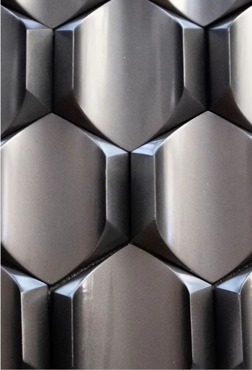 3d concave hexagonal cement tiles | modern wall tiles 3d concave hexagonal cement tiles | modern wall tiles