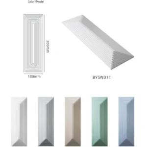 The Column 3D Linear Stepped Prism Tile