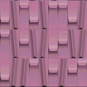 The Pulse 3D Rhythmic Concave-Convex Fluted Tile