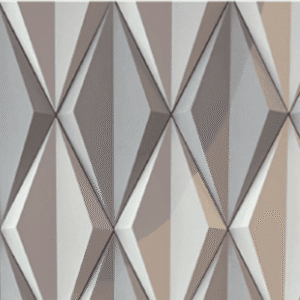 3D Diamond Mosaic Tile | Geometric Relief Accent Wall Tile