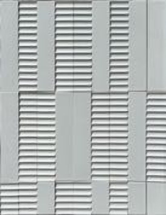 LANDERY MOSAIC biscuit 3D cement wall tile colour swatch 1