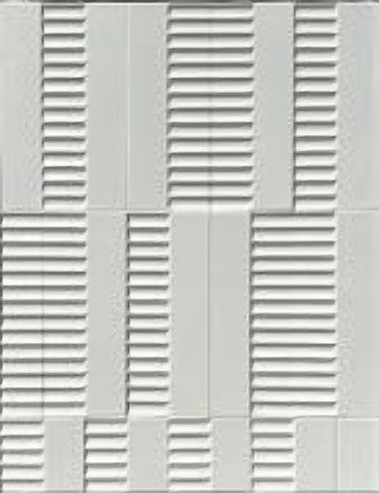 LANDERY MOSAIC biscuit 3D cement wall tile colour swatch 2
