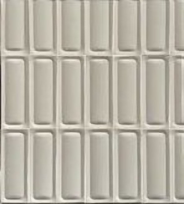 LANDERY MOSAIC dove 3D cement wall tile colour swatch 3