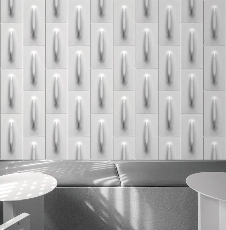 Fish Fin Scale 3D Concrete Wall Tile for Bathroom – LANDERY MOSAIC