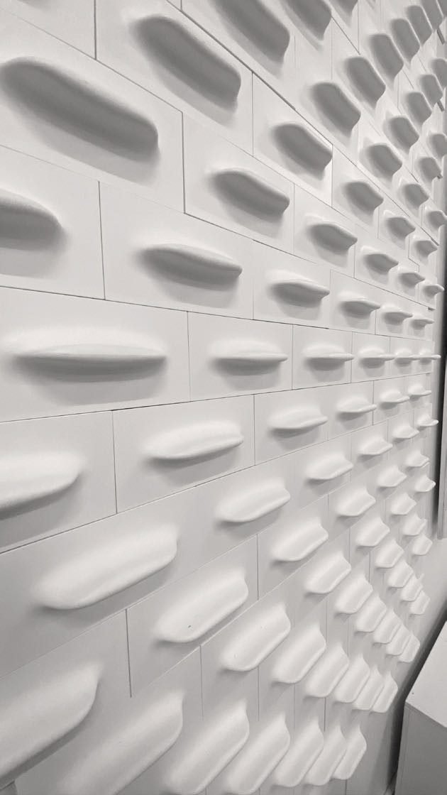 Fish Fin Scale 3D Concrete Wall Tile for Bathroom – LANDERY MOSAIC