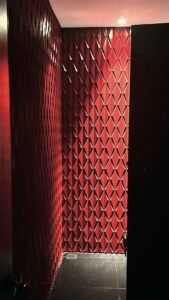LANDERY Kite Silhouette 3D Cement Wall Tile for Entrance 3D cement wall tile – used in a hotel interior