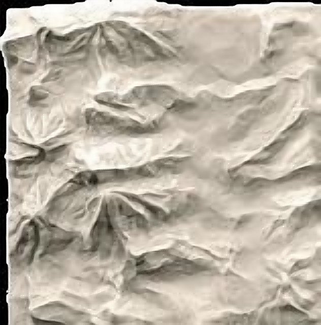 LANDERY MOSAIC montblanc 3D cement wall tile colour swatch 1