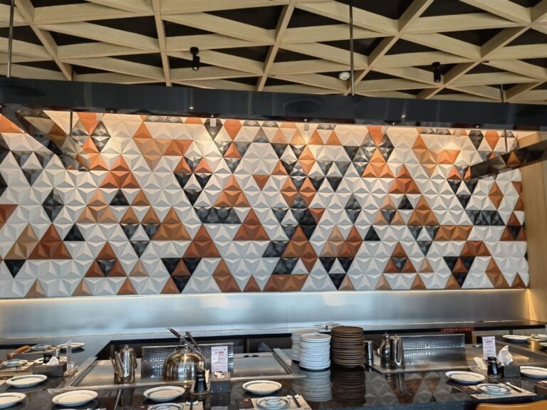 Polygon Relief 3D Concrete Wall Tile for Kitchen – LANDERY MOSAIC