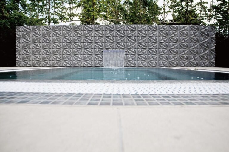 Polygon Relief 3D Concrete Wall Tile for Kitchen – LANDERY MOSAIC