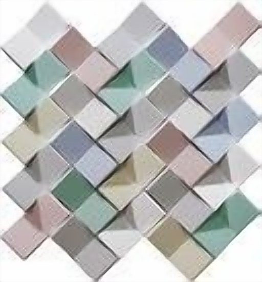LANDERY MOSAIC seesaw 3D cement wall tile colour swatch 1