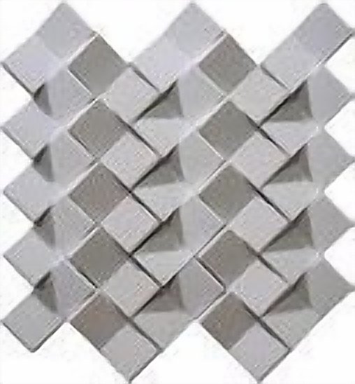 LANDERY MOSAIC seesaw 3D cement wall tile colour swatch 2