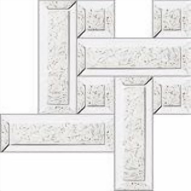 LANDERY MOSAIC terrazzo 3D cement wall tile colour swatch 1