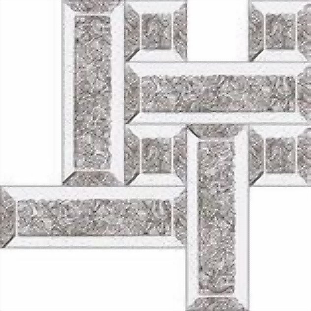 LANDERY MOSAIC terrazzo 3D cement wall tile colour swatch 2
