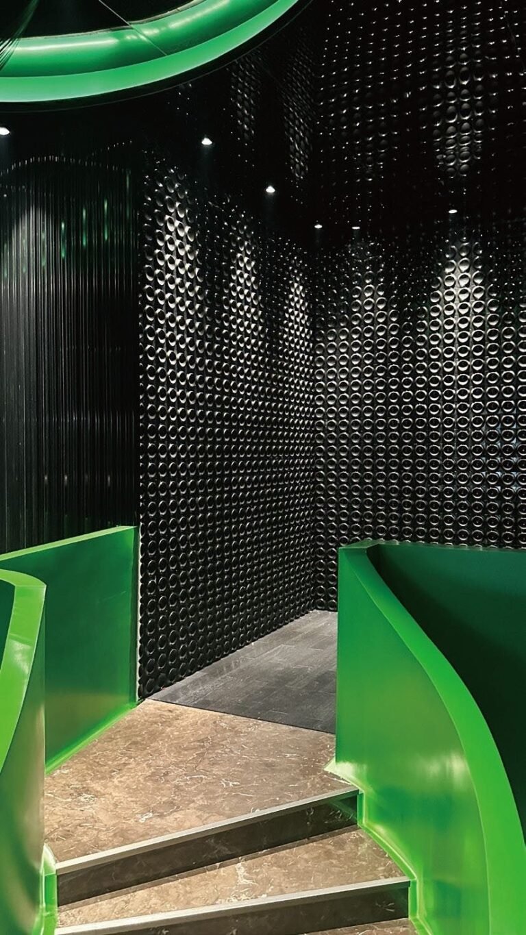 Circle Relief 3D Concrete Wall Tile for Entrance – LANDERY MOSAIC