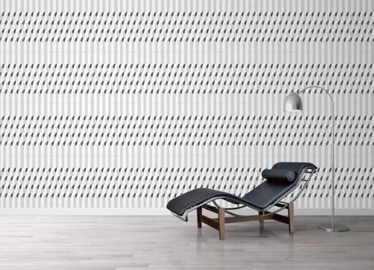 Triangle Waves 3D Concrete Wall Tile for Feature Wall – LANDERY MOSAIC