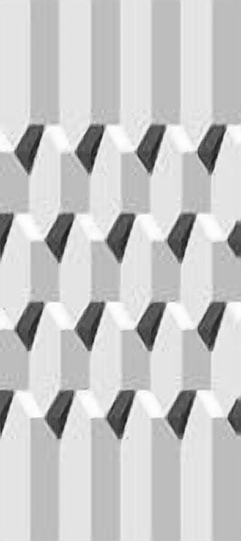 LANDERY MOSAIC trifaces 3D cement wall tile colour swatch 1