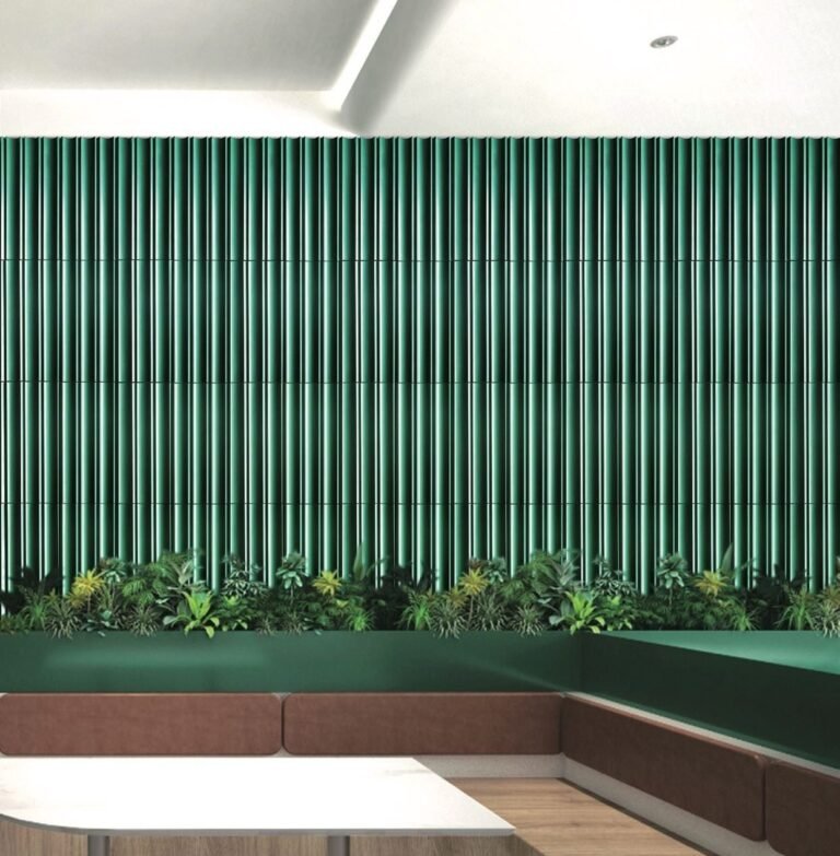 Tubular Curves 3D Cement Wall Tile for Living Room – LANDERY MOSAIC