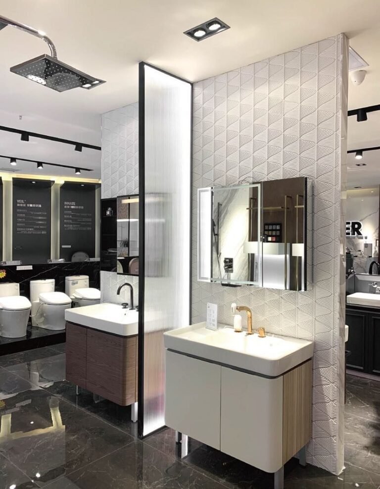 Leaf Vein Relief 3D Cement Wall Tile for Bathroom – LANDERY MOSAIC