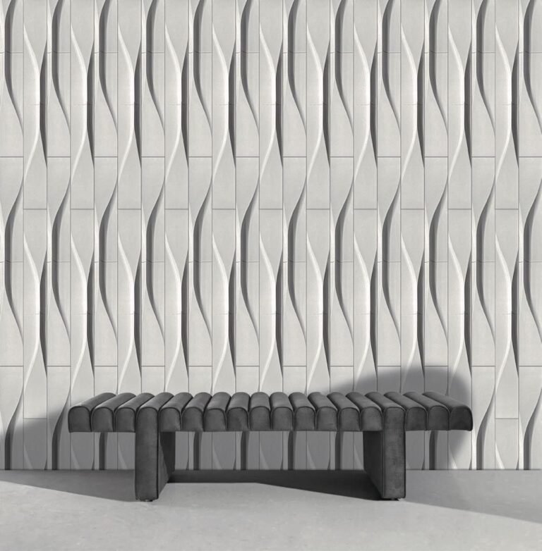 Waterfall 3D Cement Wall Tile for Feature Wall – LANDERY MOSAIC