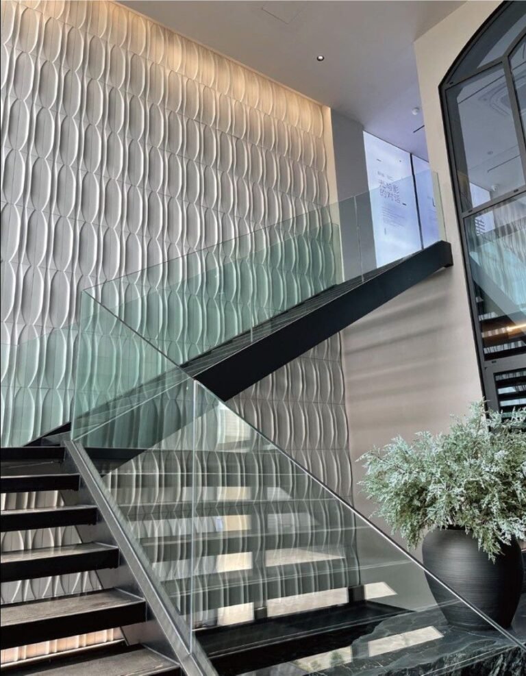 Yacht Lines 3D Concrete Wall Tile for Entrance – LANDERY MOSAIC